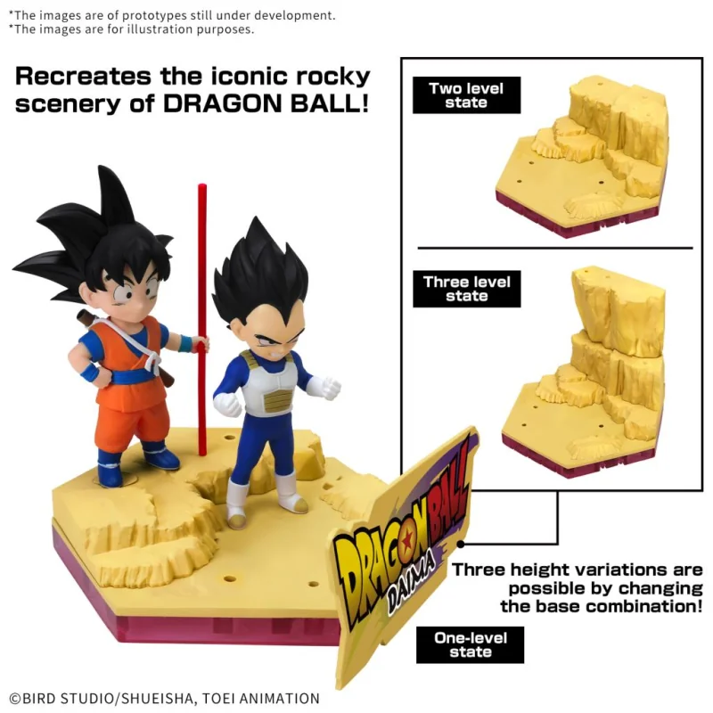 Maquette Manga : Pop culture DRAGON BALL DAIMA - Son Goku (Mini) & Vegeta (Mini) - Model Kit