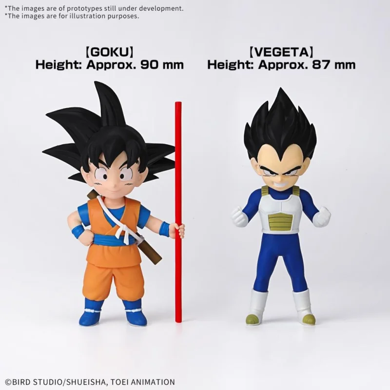 BM-239223 DRAGON BALL DAIMA - Son Goku (Mini) & Vegeta (Mini) - Model Kit