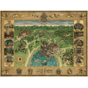 Puzzle 1500 p - La carte de Poudlard / Harry Potter