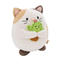 Peluche SUPER MOCHIE - Chat Angy avec Cactus - Peluche 16cm