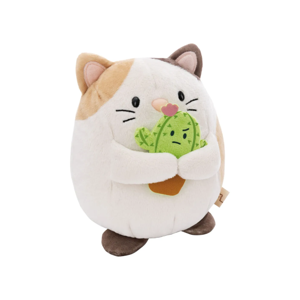 Peluche SUPER MOCHIE - Chat Angy avec Cactus - Peluche 16cm