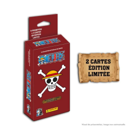  One Piece TC 25eme Anniv Panini Blister 5 Pochettes +2 Carte El