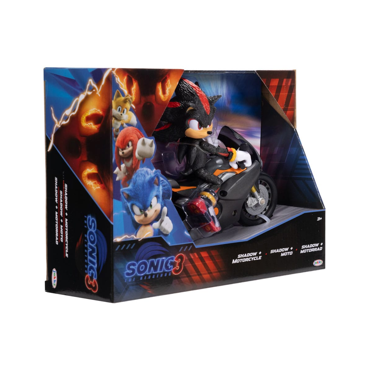 Sonic - The Hedgehog Movie 3 : figurine avec véhicule 13 cm