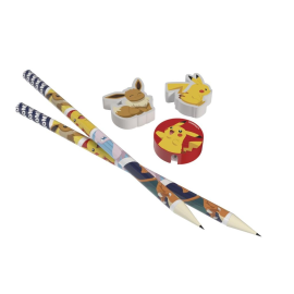 POKEMON - Set de Papeterie - 5pc