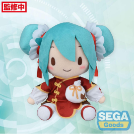  Character Vocal Series - Peluche Fuwa Petit Hatsune Miku Going Out Series Chinatown Ver. M 22 cm