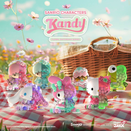  Sanrio Floral Daydream - Series Kandy 4 inch Vinyl Figure Blind Box Display (6)