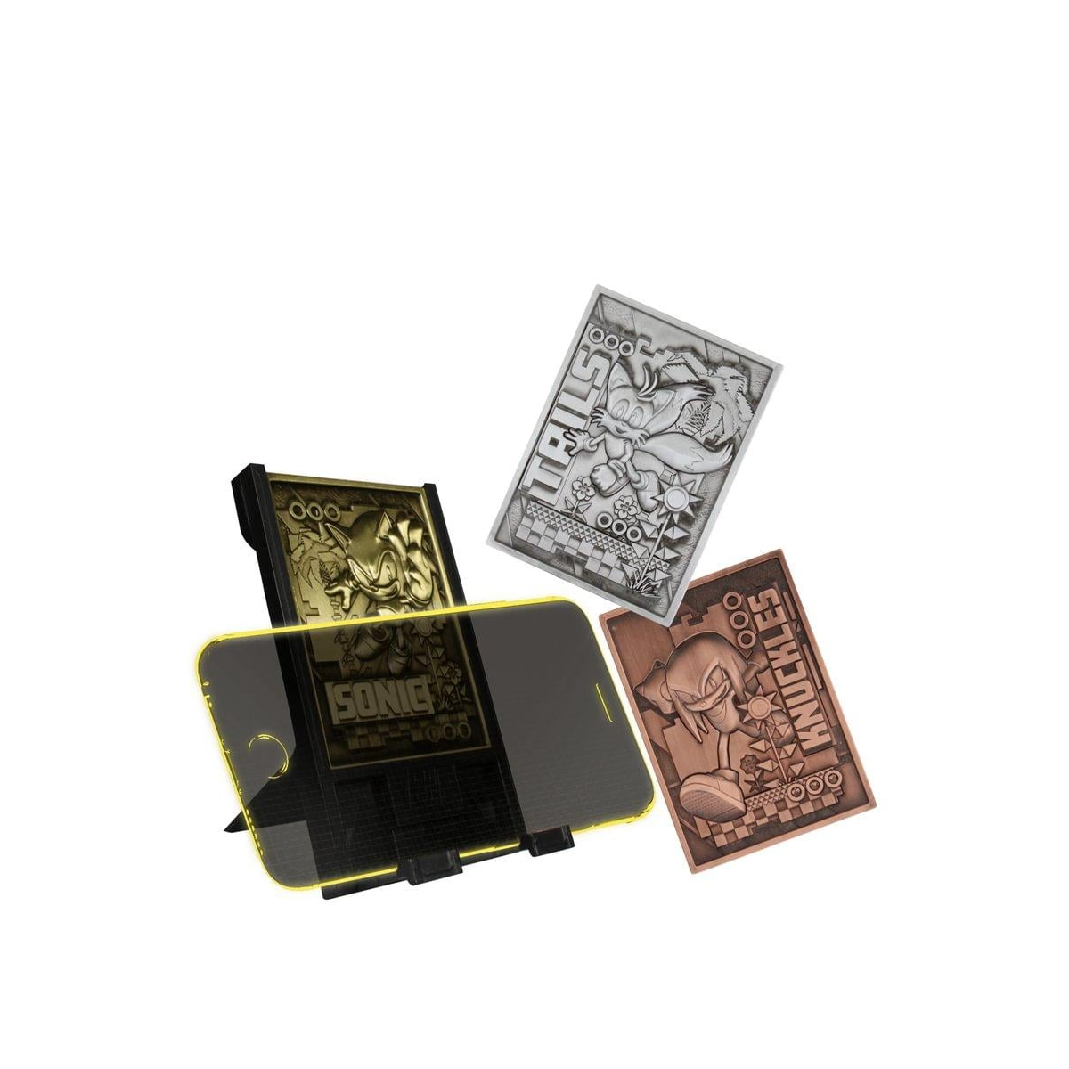 Object collection SONIC - Starter Pack de 3 Digiplates + Support interchangeable
