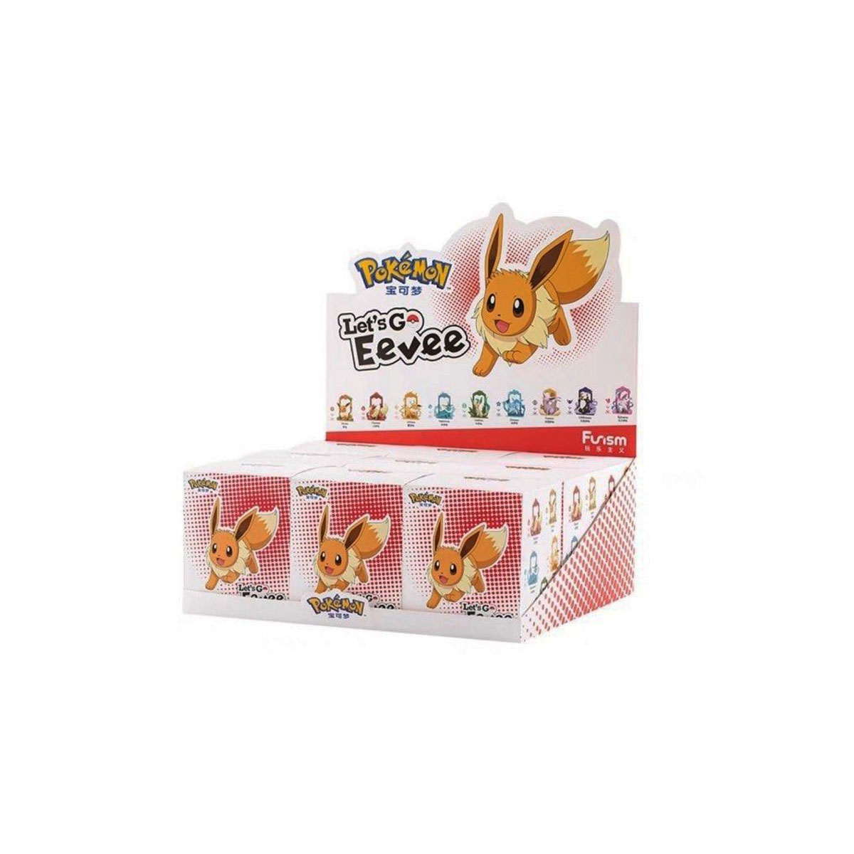  Pokemon Funism Let'S Go Evoli Portal Blind Box Asst 9pcs