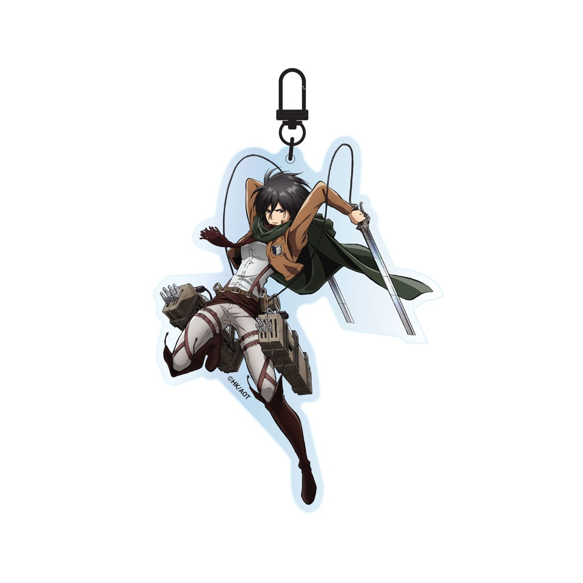  Attack on Titan - porte-clés acrylique Mikasa Ackermann
