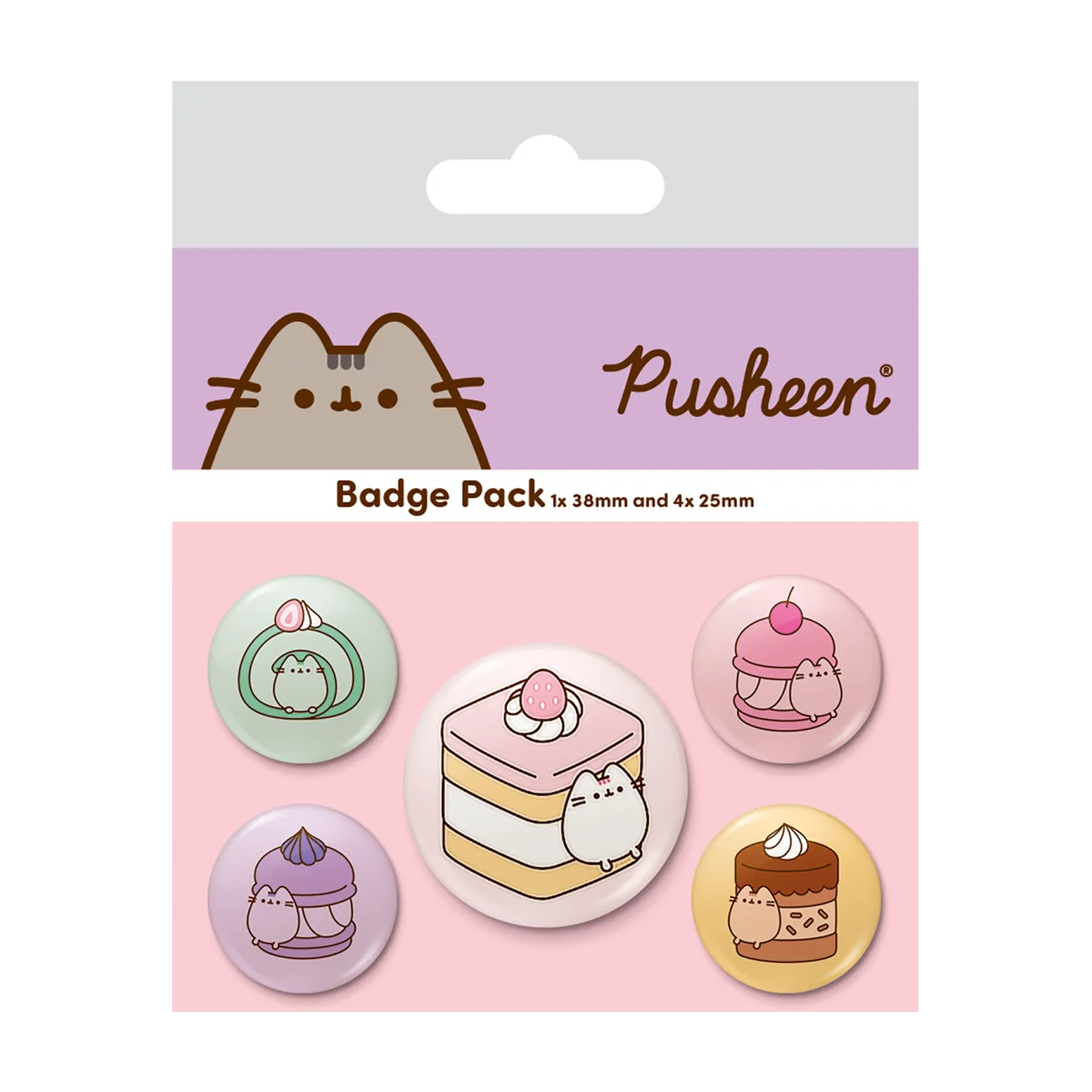  PUSHEEN - Little Treats - Pack 5 Badges