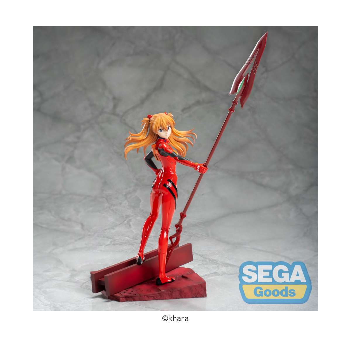  Evangelion: 3.0+1.0 Thrice Upon a Time - Luminasta Asuka Shikinami Langley x Spear of Longinus 20 cm