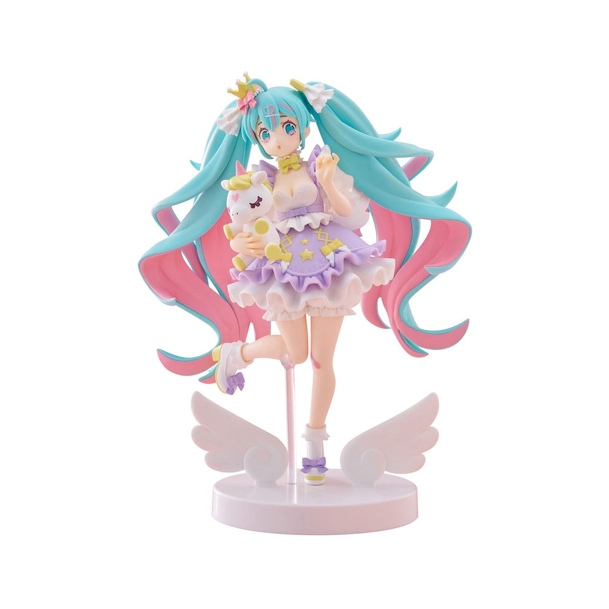  Hatsune Miku Tenitol Hatsune Miku Yumekawa Princess Lavender Ver. 21 cm