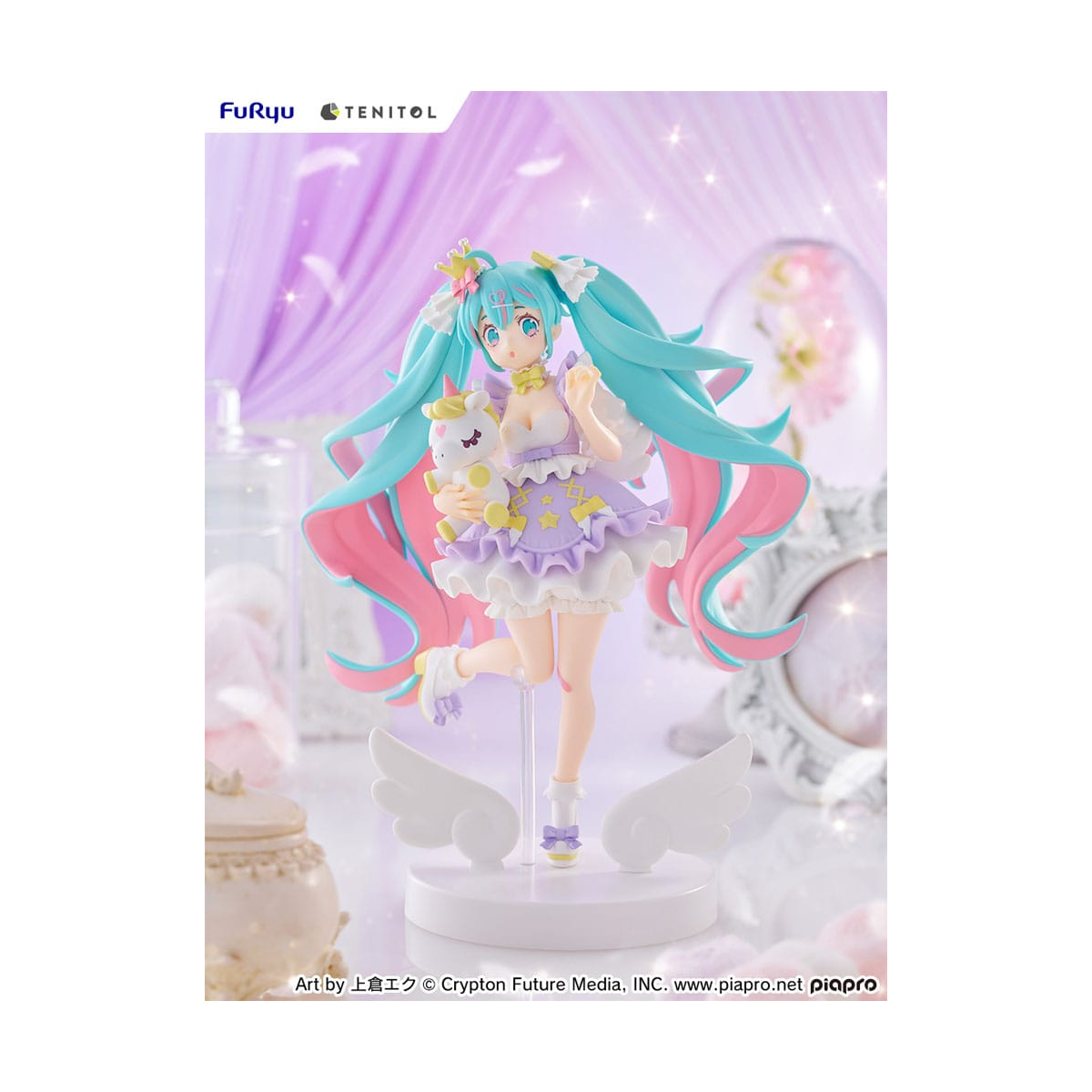 Figurine Hatsune Miku Tenitol Hatsune Miku Yumekawa Princess Lavender Ver. 21 cm