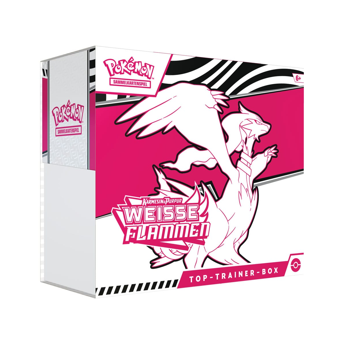 Carte à collectionner Pokémon - Karmesin & Purpur: Weisse Flammen Top Trainer Box *ALLEMAND*