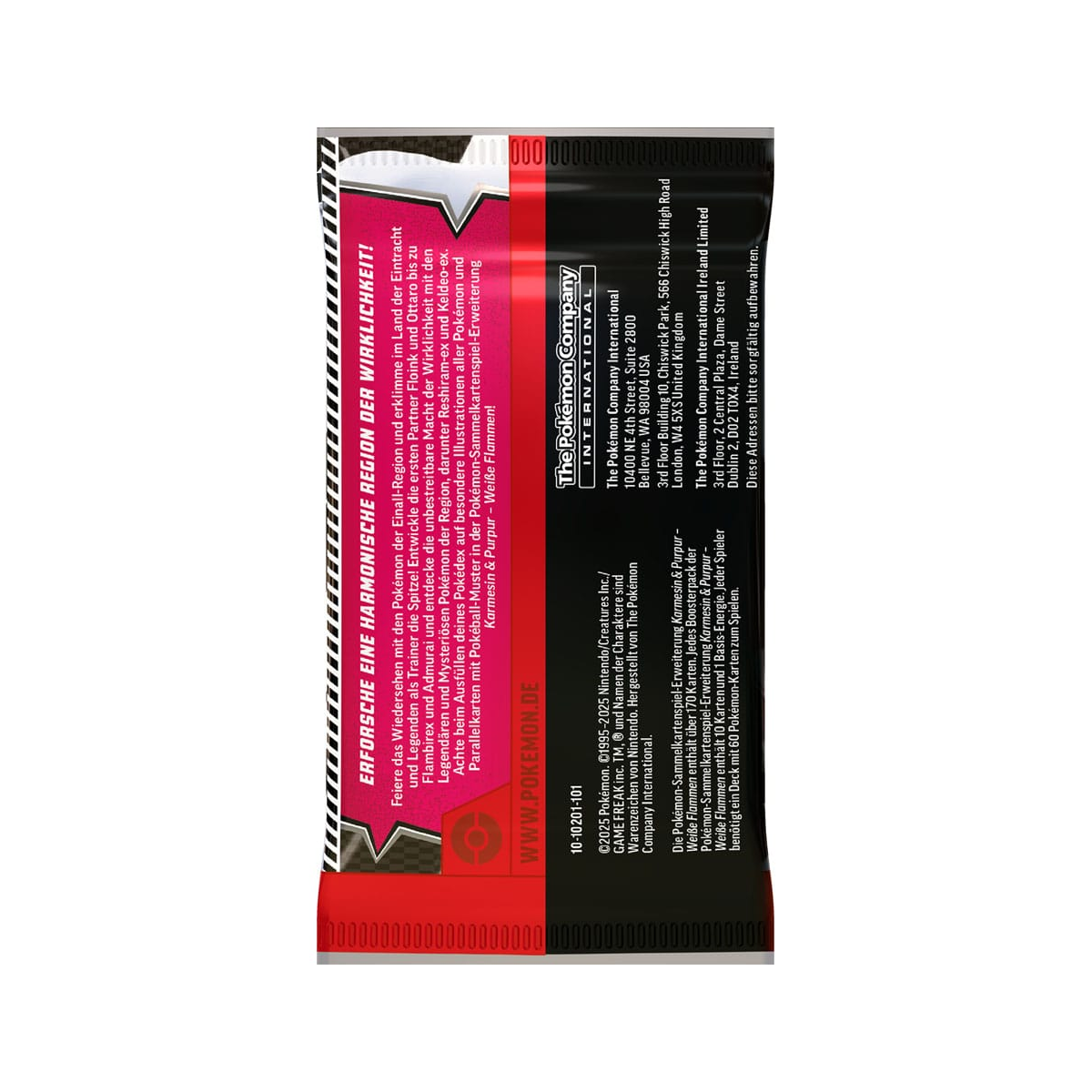 Pokemon Company Pokémon - Karmesin & Purpur: Weisse Flammen Top Trainer Box *ALLEMAND*
