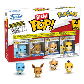  Pokémon - pack 4 figurines Bitty POP! Vinyl Series 4 2 cm