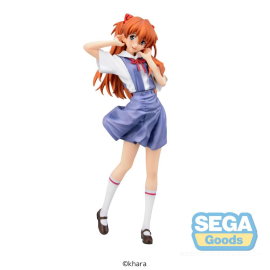 Figurine Neon Genesis Evangelion - XStellar Asuka Uniform Ver. 21 cm