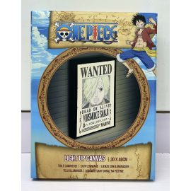  ONE PIECE - Sanji Wanted - Canvas Lumineux 40X30 Cm