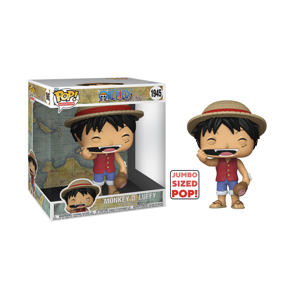  One Piece Super Sized Jumbo POP! Vinyl figurine Monkey D. Luffy (Stretching) 25 cm