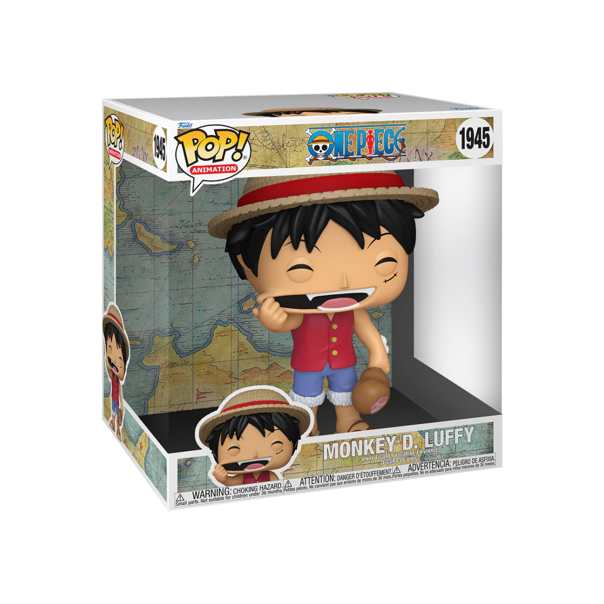 Figurines Pop One Piece Super Sized Jumbo POP! Vinyl figurine Monkey D. Luffy (Stretching) 25 cm
