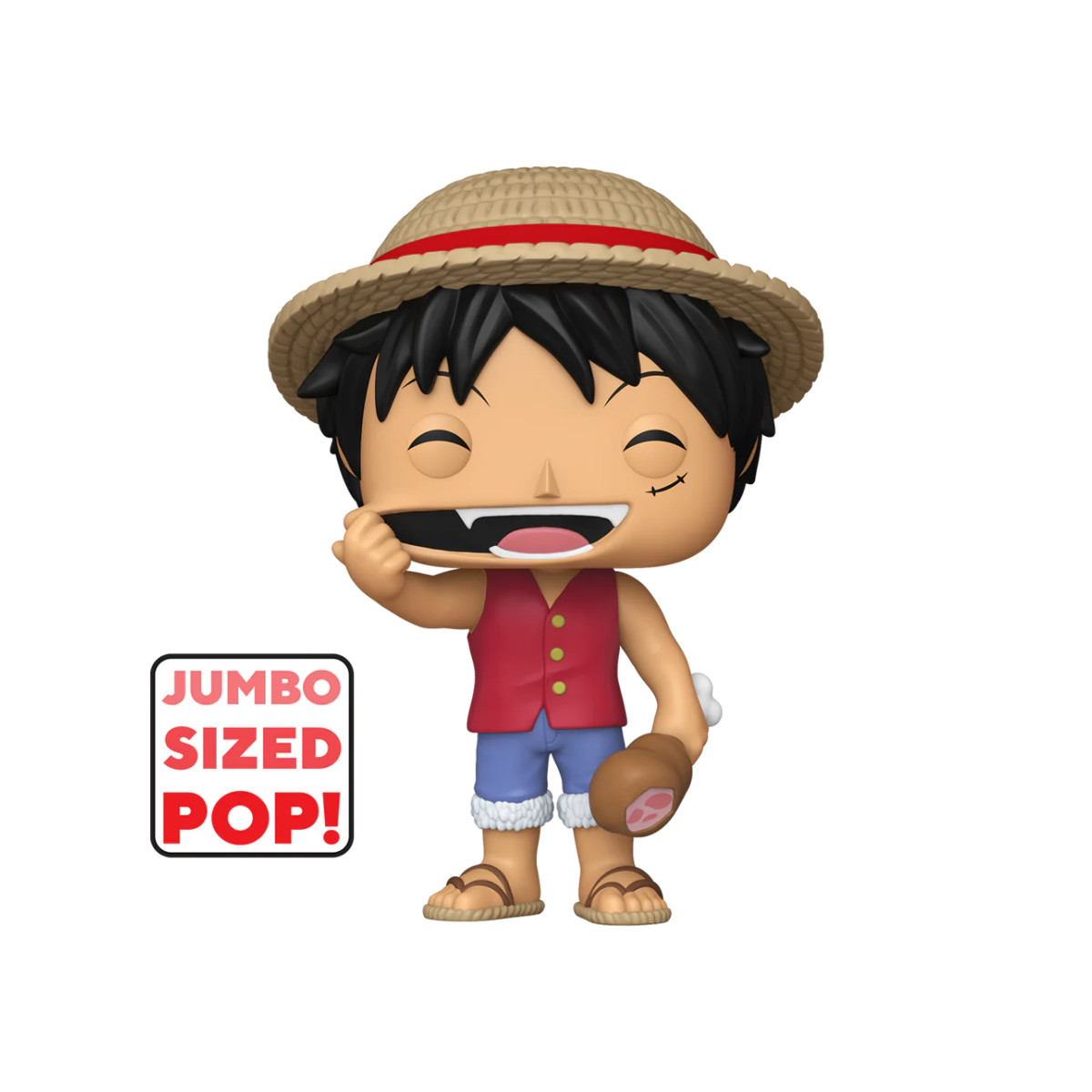 Funko One Piece Super Sized Jumbo POP! Vinyl figurine Monkey D. Luffy (Stretching) 25 cm