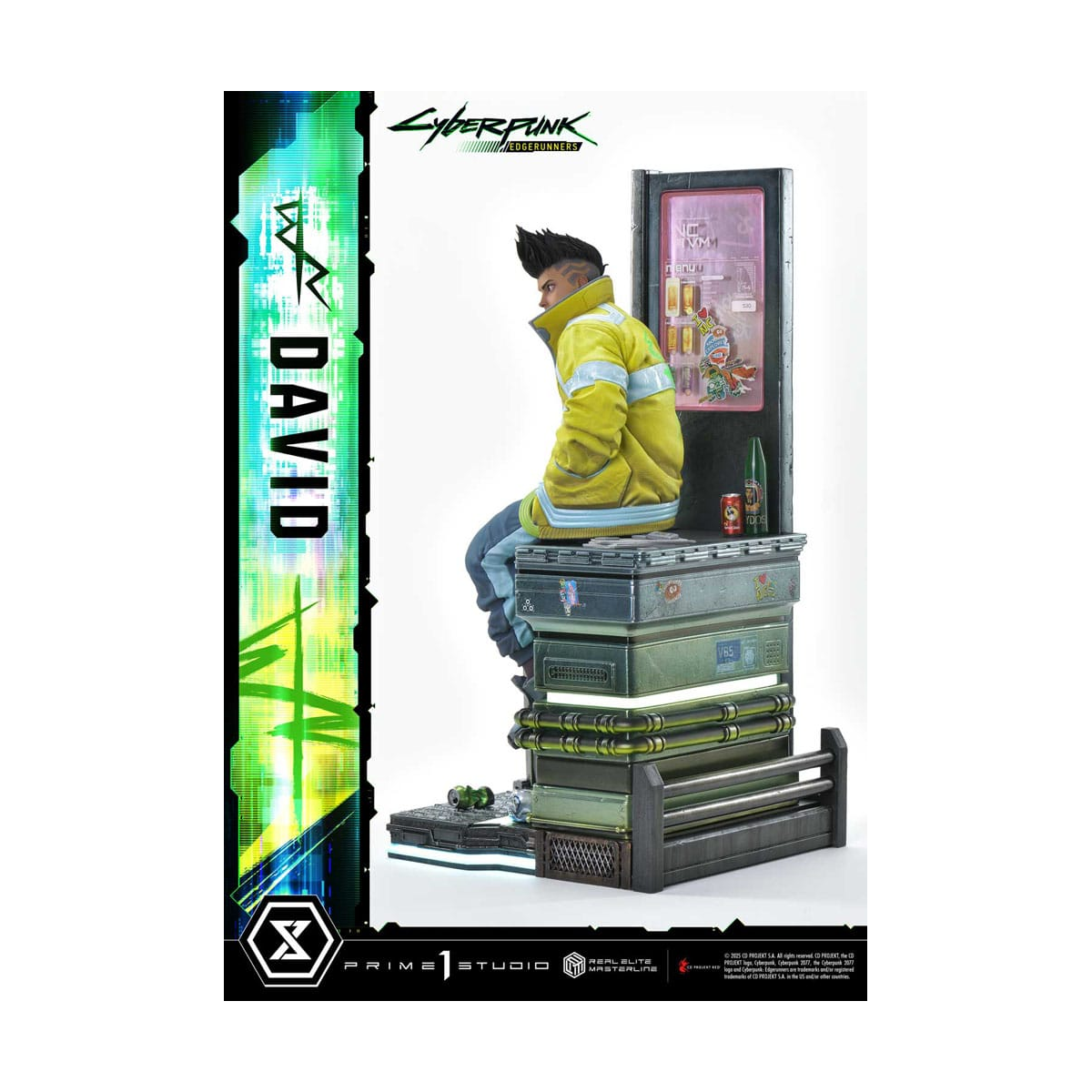 Cyberpunk: Edgerunners statuette Real Elite Masterline Series 1/4 David 58 cm
