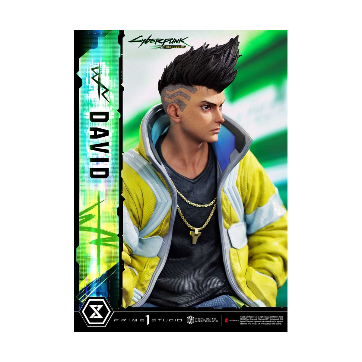 Cyberpunk: Edgerunners statuette Real Elite Masterline Series 1/4 David 58 cm