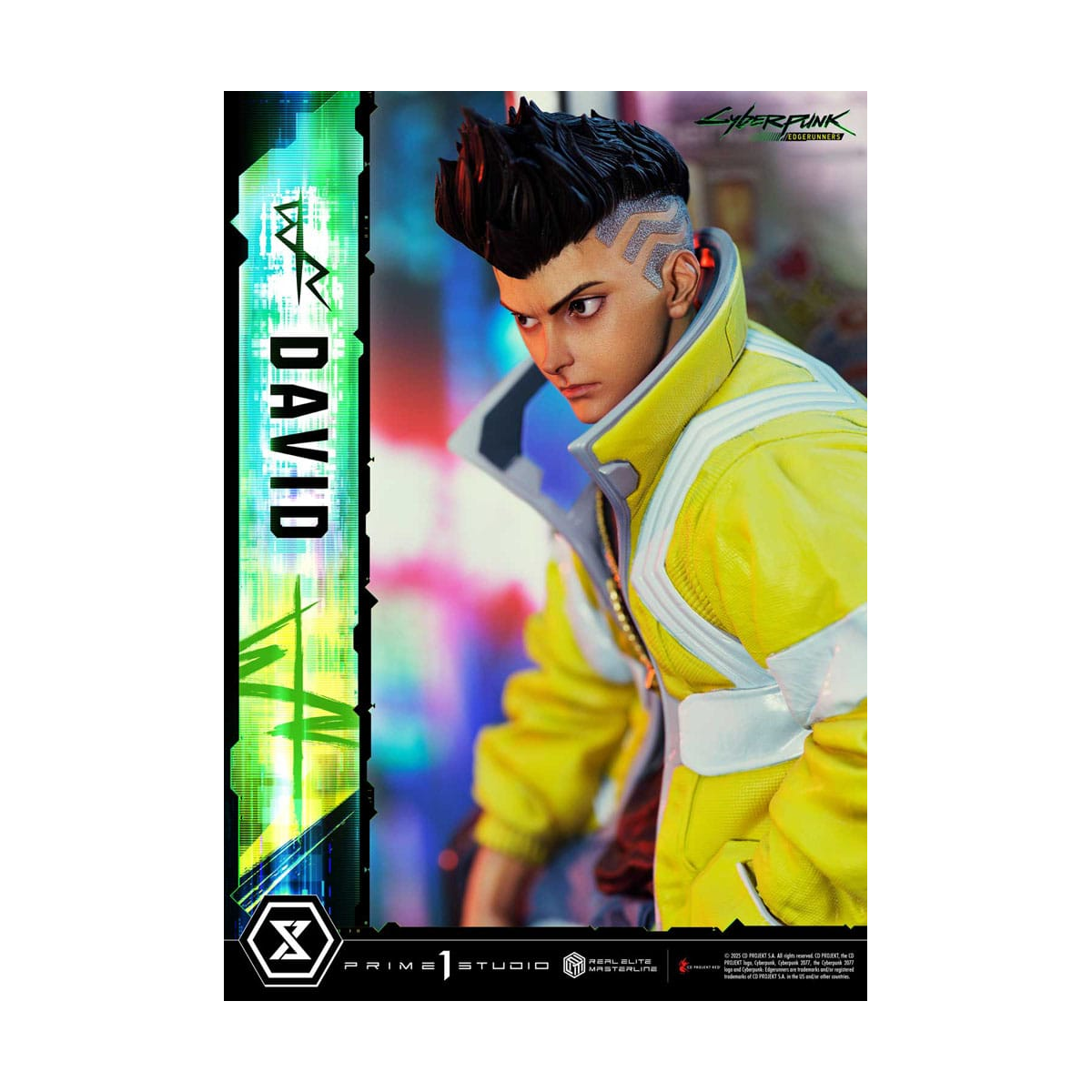 Cyberpunk: Edgerunners statuette Real Elite Masterline Series 1/4 David 58 cm