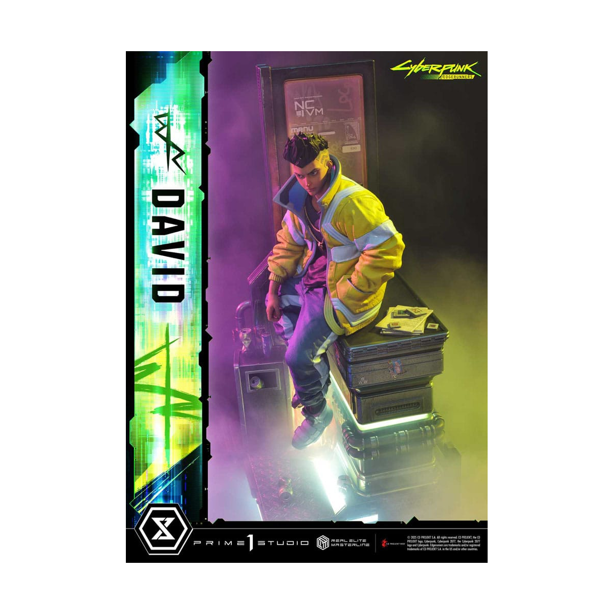 Cyberpunk: Edgerunners statuette Real Elite Masterline Series 1/4 David 58 cm