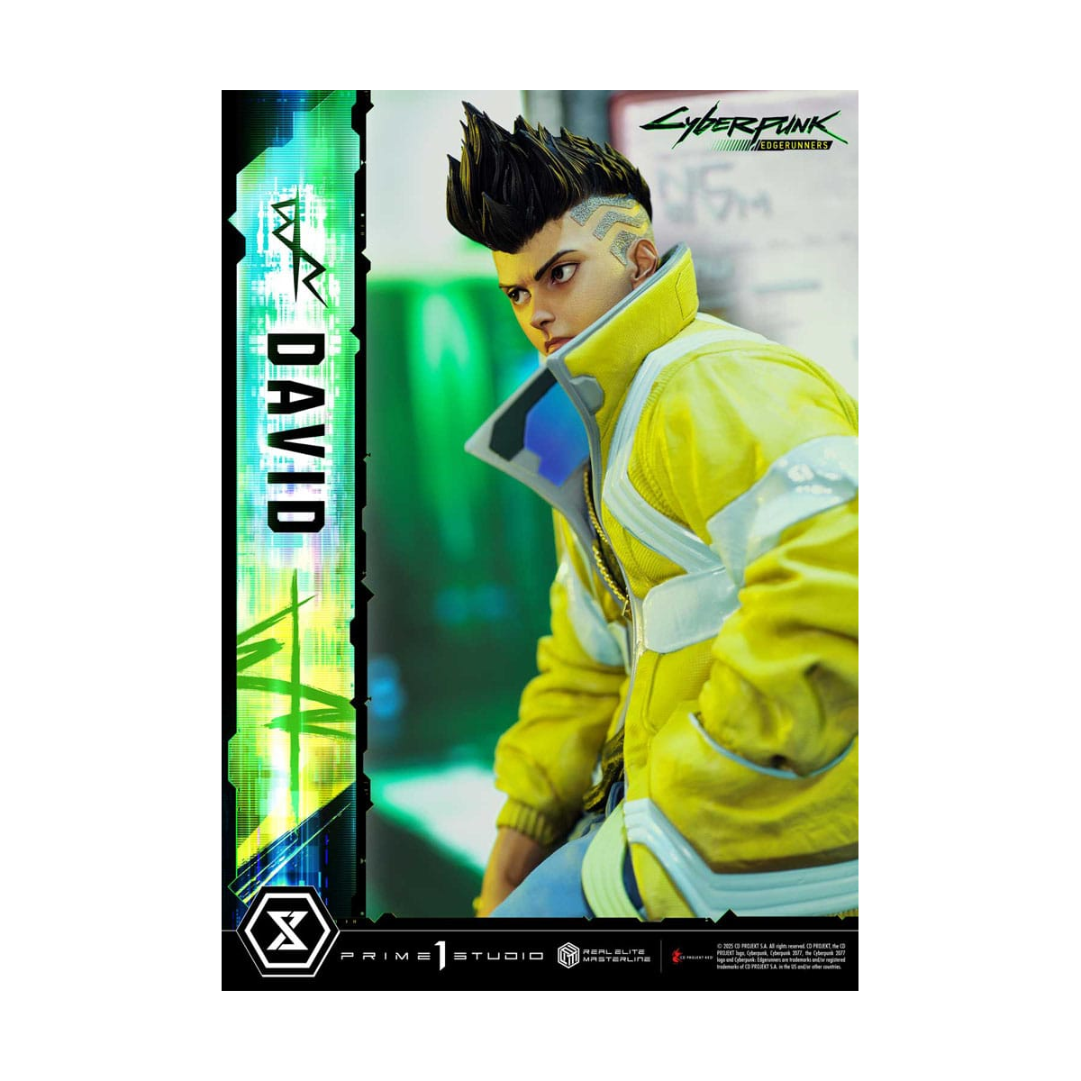 Cyberpunk: Edgerunners statuette Real Elite Masterline Series 1/4 David 58 cm