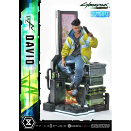  Cyberpunk: Edgerunners statuette Real Elite Masterline Series 1/4 David Bonus Version 58 cm