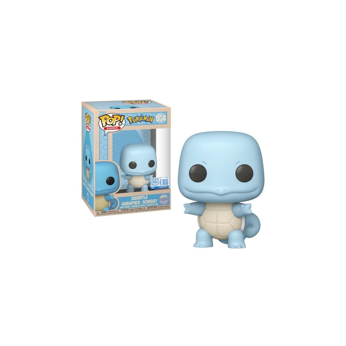  POKEMON - POP Games N° 504 - Squirtle (Soft Color)
