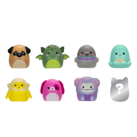  Squishmallows - Squish-a-longs Set de 8 Minifigurines Series 2 Style 1 2,5 cm