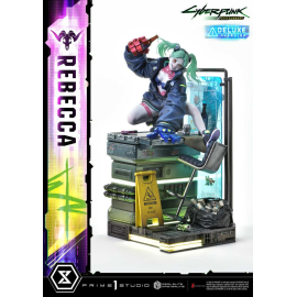  Cyberpunk: Edgerunners - statuette Real Elite Masterline Series 1/4 Rebecca Deluxe Bonus Version 54 cm