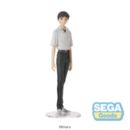  EVANGELION - Shinji Ikari Uniform Ver - High Premium Figurine 22cm