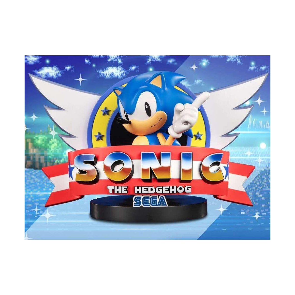 Figurine SONIC - Title Screen - Statuette 21cm
