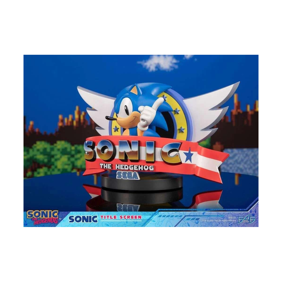 Figurine SONIC - Title Screen - Statuette 21cm