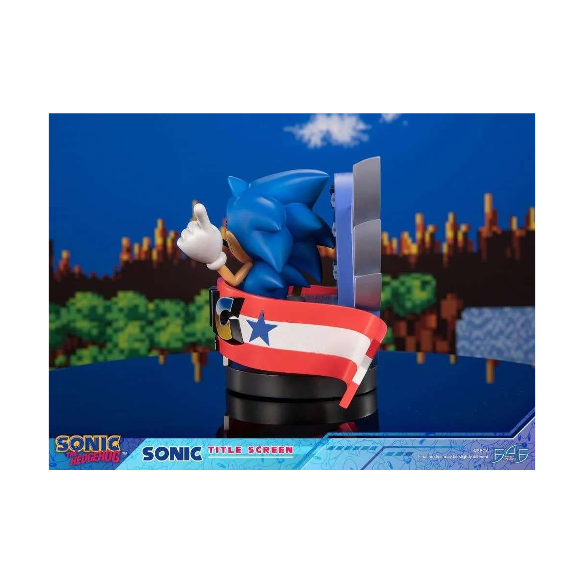 First 4 Figures SONIC - Title Screen - Statuette 21cm