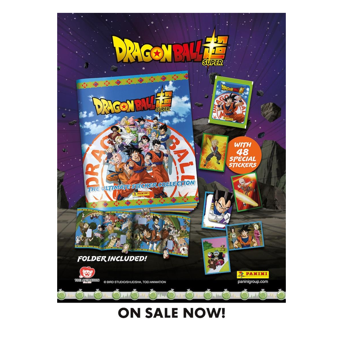 DRAGON BALL - Panini Display 36 Paquet Stickers DRAGON BALL - Panini Display 36 Paquet Stickers
