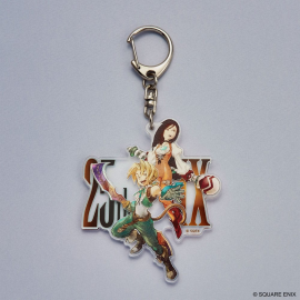  Final Fantasy IX - porte-clés de en acrylique 25th Anniversary Djidane & Grenat