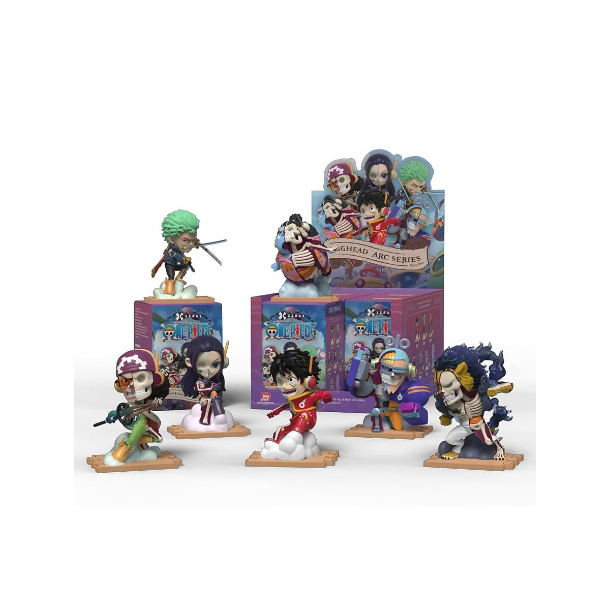 Figurine ONE PIECE - Egghead Arc Series Part 1 - XXRay (Display 6 Fig.)
