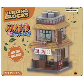  NARUTO SHIPPUDEN - BUILDING BLOCKS - Barbecue Cabin 'Q'