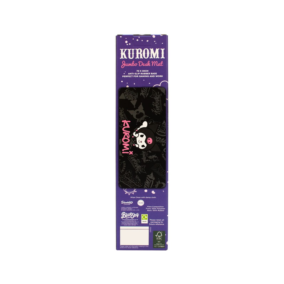 BSSKR707356 Sanrio - Tapis de souris XXL Kuromi