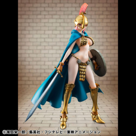  One Piece Figurine PVC P.O.P. Gladiator Rebecca Sailing Again Super Limited Reprint Ver. 22 cm