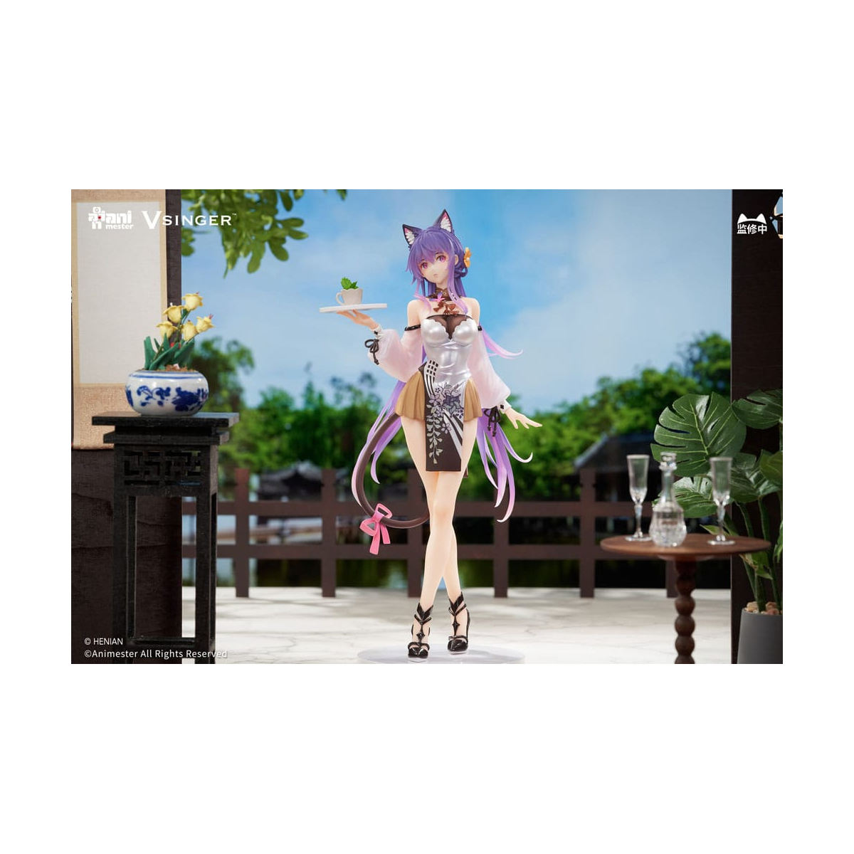 VSinger Luo Tianyi & Mo Qingxian statuette 1/7 Mo Qingxian Tea Time Melody Ver. 26 cm
