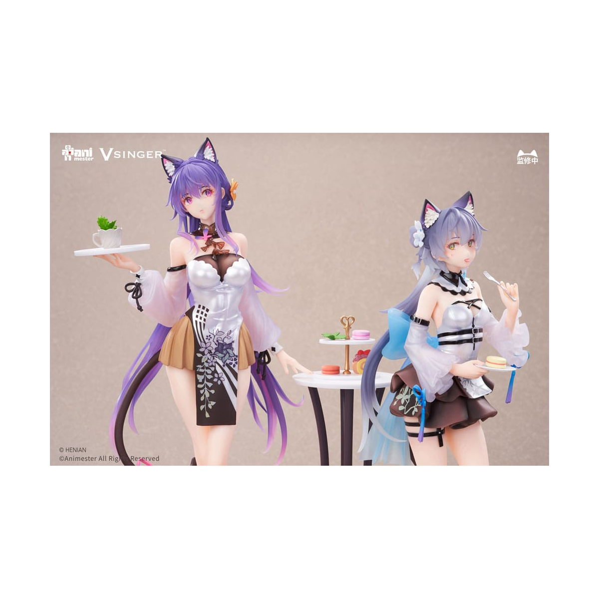 VSinger Luo Tianyi & Mo Qingxian pack 2 statuetten 1/7 Luo Tianyi & Mo Qingxian Tea Time Melody Ver.