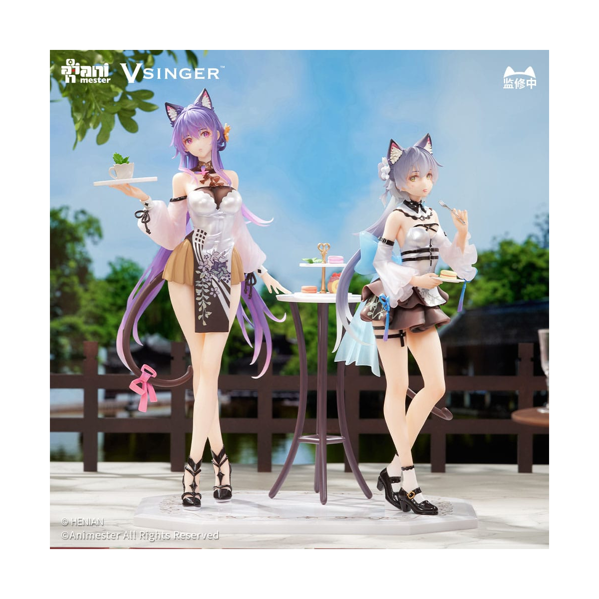 VSinger Luo Tianyi & Mo Qingxian pack 2 statuetten 1/7 Luo Tianyi & Mo Qingxian Tea Time Melody Ver.