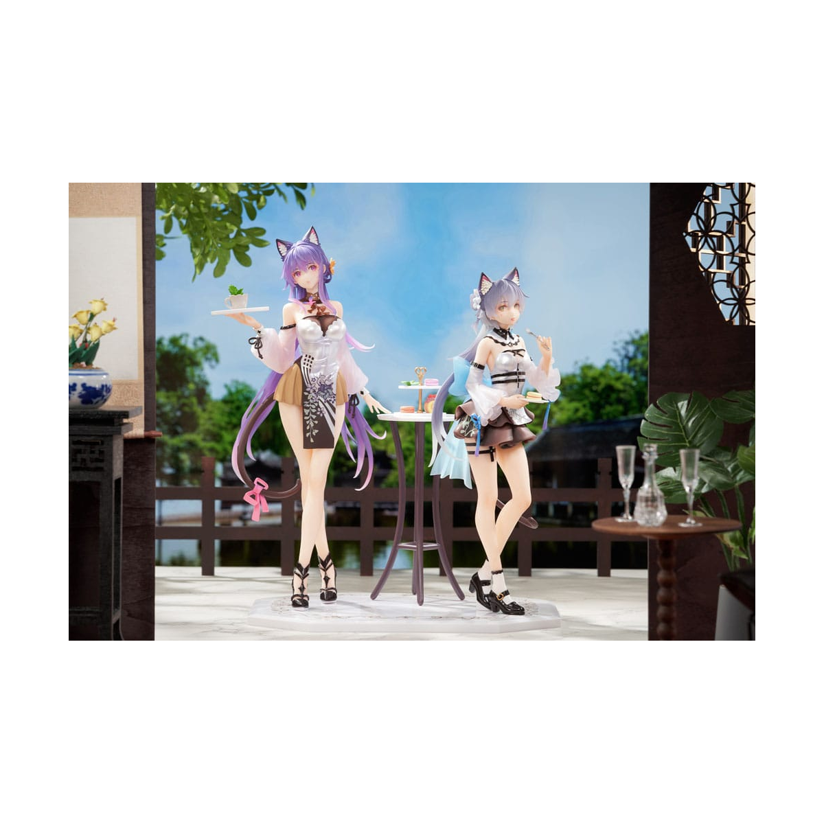 VSinger Luo Tianyi & Mo Qingxian pack 2 statuetten 1/7 Luo Tianyi & Mo Qingxian Tea Time Melody Ver.
