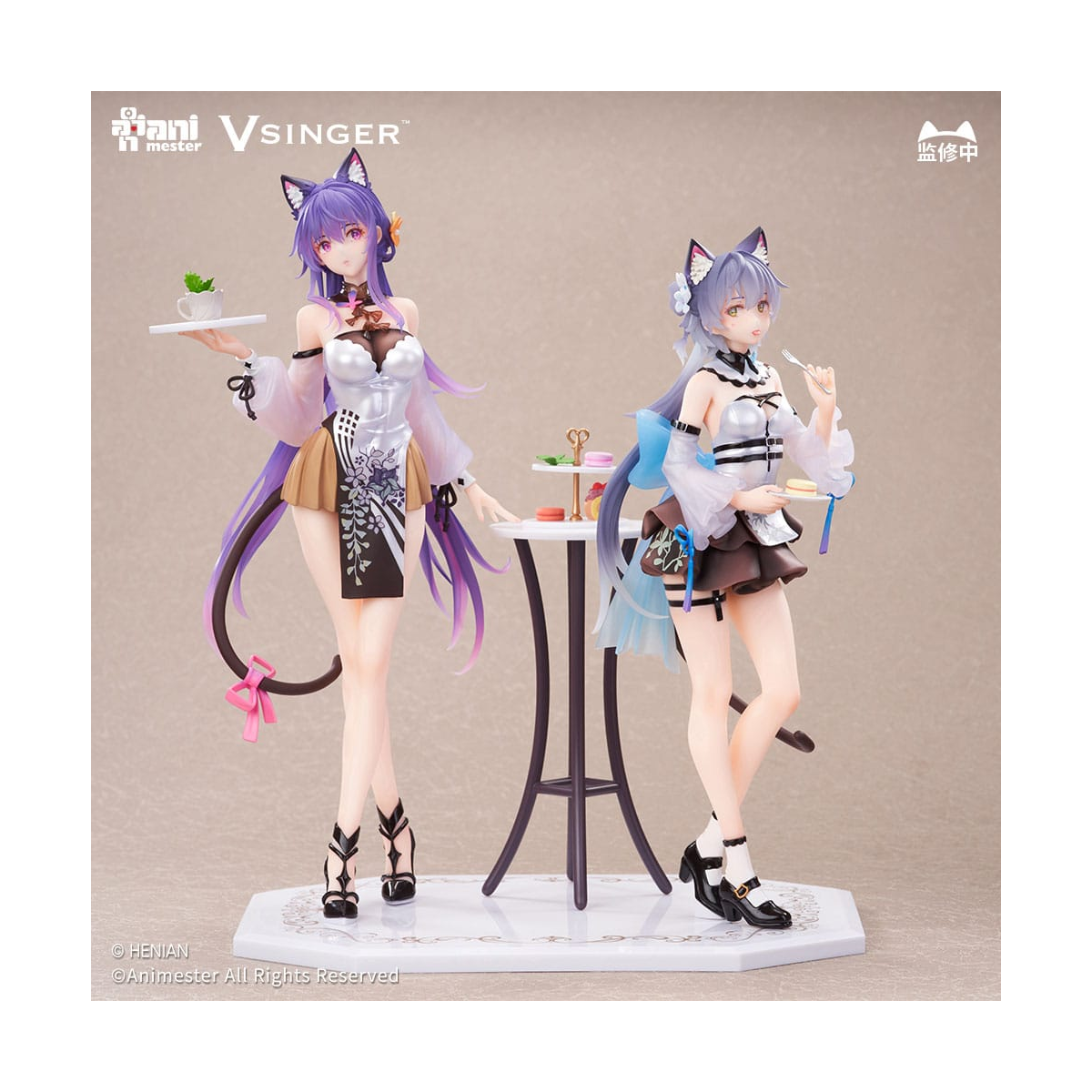 VSinger Luo Tianyi & Mo Qingxian pack 2 statuetten 1/7 Luo Tianyi & Mo Qingxian Tea Time Melody Ver.