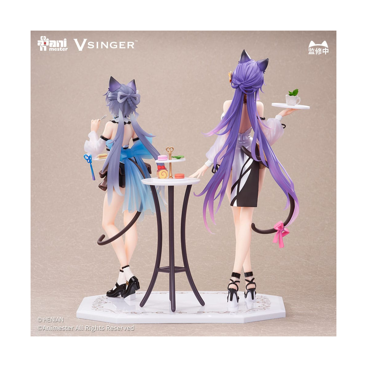 VSinger Luo Tianyi & Mo Qingxian pack 2 statuetten 1/7 Luo Tianyi & Mo Qingxian Tea Time Melody Ver.